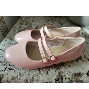 Cat & Jack Light Pink Double Strap Dress Shoes